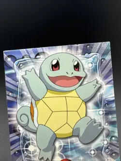 SQUIRTLE #07 - BLUE Logo - Non-Holo - SERIES 1 - TOPPS POKEMON CARD - Image 5