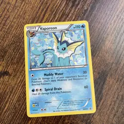Vaporeon BW89 Holo Promo Card LP CONDITION - Image 1