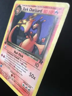 Dark Charizard 1st edition 21/82 Team Rocket set Pokemon rare card HP - Image 2