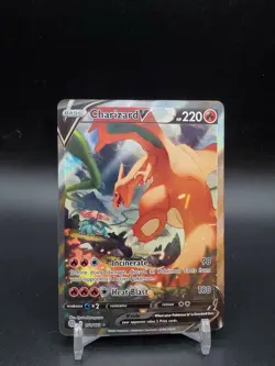 Charizard V 154/172 Brilliant Stars Alternate Art LP/NM Pokemon Card - Image 1