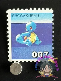 Squirtle Pokemon Stamp Card Japanese Shogakukan Nintendo Game Anime TCG G - Image 1