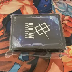 Gundam Card Game Official Card Sleeves (70ct) EX Space Black Bandai Card Fest - Image 2