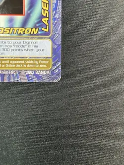 Positron Laser BO-320 Digimon Digi-battle Series 6 Bandai Trading Card - Rare - Image 4