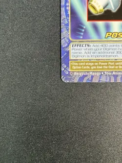 Positron Laser BO-320 Digimon Digi-battle Series 6 Bandai Trading Card - Rare - Image 5