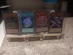 Yugioh Lot Of 4 Secret Rare Quarter Century Rare Cards X4k - Image 1