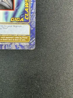 Giga Claws BO-319 Digimon Digi-battle Series 6 Bandai Trading Card - Rare - Image 4