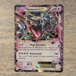 Pokemon Rayquaza EX XY69 Promo Holo Dragon Type XY Set English TCG Card - Image 1