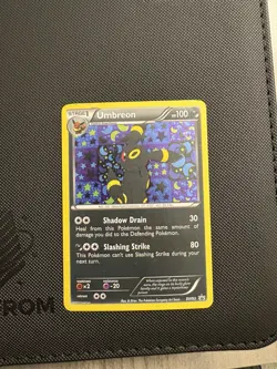 Pokemon TCG Umbreon Black White Holo Card BW93 Black Star Promo LP - Image 2