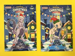 Pokemon Christmas Collectoons 2024 Holidays Collection Lot Of 2 Cards Foil NM - Image 1