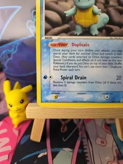 Ditto (Squirtle) 64/113 - EX Delta Species - Pokemon TCG Card - Yuka Morii - Image 5