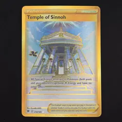 Pokemon TCG Card Temple of Sinnoh 214/189 Astral Radiance Secret Rare - NM - Image 1