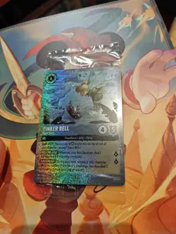 Disney Lorcana: Fabled - Tinker Bell 11/P3 Glimmer Foil Promo SEALED Card - Image 2