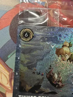 Disney Lorcana: Fabled - Tinker Bell 11/P3 Glimmer Foil Promo SEALED Card - Image 3