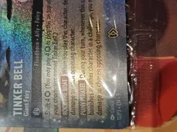 Disney Lorcana: Fabled - Tinker Bell 11/P3 Glimmer Foil Promo SEALED Card - Image 5