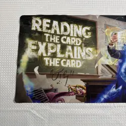 Magic the Gathering CommandFest 2023 Signed Professor Playmat - Image 2