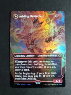 Ashling, Rekindled (Borderless Foil) Rare MTG Lorwyn Eclipsed - Image 1