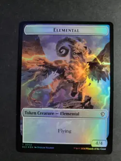 Elemental 0009 / Elemental 0002 (Foil) Token MTG Lorwyn Eclipsed - Image 2