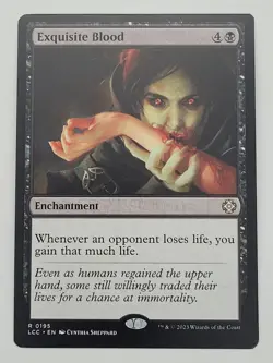 Exquisite Blood - Commander: The Lost Caverns of Ixalan - R 195 NM - Image 1