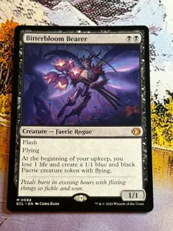 Mint/Near-Mint, English - 1 x MTG Bitterbloom Bearer Lorwyn Eclipsed M 0088 - Image 1