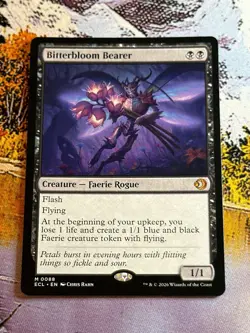 Mint/Near-Mint, English - 1 x MTG Bitterbloom Bearer Lorwyn Eclipsed M 0088 - Image 5