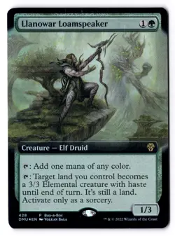 LLanowar Loamspeaker NM* FOIL EXTENDED PROMO Buy-a-Box 428 mtg -UnltdCards - Image 1