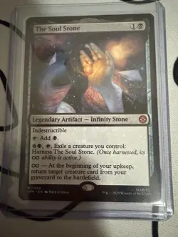 MtG Spider-Man, The Soul Stone NM #0066 Magic The gathering Mythic Artifact - Image 1