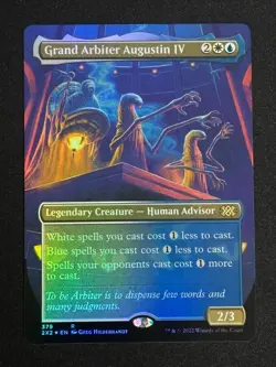 1x MTG Grand Arbiter Augustin IV (Borderless, Foil) - Double Masters 2022 (2X2) - Image 1
