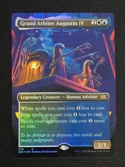 1x MTG Grand Arbiter Augustin IV (Borderless, Foil) - Double Masters 2022 (2X2) - Image 3