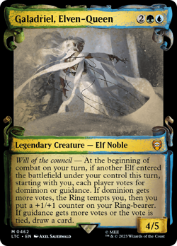 Galadriel, Elven-Queen SHOWCASE SCROLLS, The Lord of the Rings, MTG NM/M - Image 1