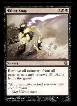 MTG Aether Snap LP Light Play Darksteel [4646] - Image 1