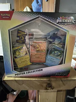 Pokemon TCG SV8.5 Prismatic Evolutions Poster Collection Box Factory Sealed - Image 1
