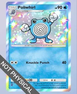 Poliwhirl Shiny 1⭐, Pokemon TCG Pocket, Mega-Rising, English - Image 1