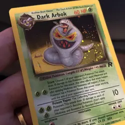 Dark Arbok 2/82 Holo Rare Team Rocket Pokemon Card - Image 3