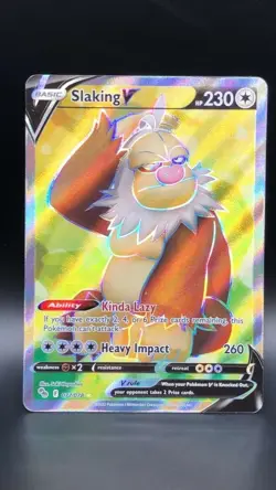 Slaking V (Full Art) 077/078 Pokemon GO Holo Full Art Near Mint✨ - Image 1