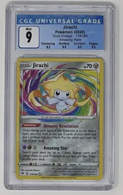 2020 Pokemon SWSH Vivid Voltage Jirachi #119/185 - Image 1
