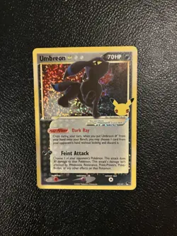 Pokemon TCG: Umbreon Gold Star 17/17 Celebrations 25th Anniversary - Image 1