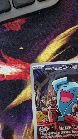 Pokemon TCG - Team Rocket's Wobbuffet 203 Blackstar Promo English - Image 3