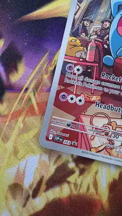 Pokemon TCG - Team Rocket's Wobbuffet 203 Blackstar Promo English - Image 4