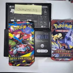 Mega Evolutions 22.81g Destined Rivals 22.45g Booster Pack Pokemon TCG 2 PACK - Image 2