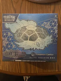Pokemon Center TCG Stellar Crown Elite Trainer Box ETB Small Ding On Corner - Image 1