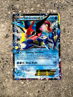 Pokemon TCG Ash-Greninja EX XY133 Black Star Promo Holo EXC-NM (Standard Size) - Image 1