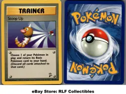 2000 Pokemon, Base Set 2, #107/130 Scoop Up, Rare - Image 1