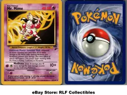 2000 Pokemon, Base Set 2, #27/130 Mr. Mime, Rare - Image 1