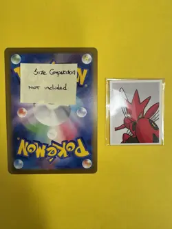 Korean Pokemon TCG Passport Photo ID Limited Edition Scizor Very Rare Mint PF - Image 4