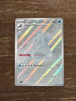 2024 Pokemon SCR EN #149/142 Crabominable Illustration Rare Mint - Image 1