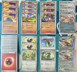 [Pokemon] Charizard ex League Battle Deck (Full Set + Upgrades + Accessories) - Image 1