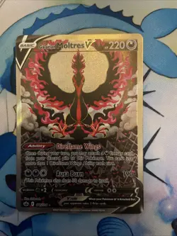 Galarian Moltres V (Alternate Full Art) 177/198 Pokemon Chilling Reign Holo - Image 1