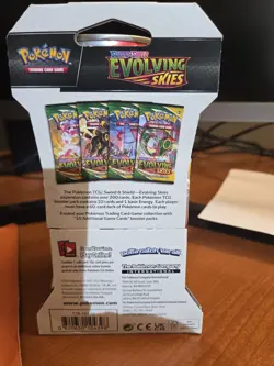 ✅RARE Pokemon TCG Sword & Shield Evolving Skies Booster Pack- Umbreon Art SEALED - Image 2