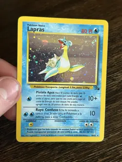Pokemon Lapras Holo Rare Fossil 10/62 Unlimited Spanish - Image 3