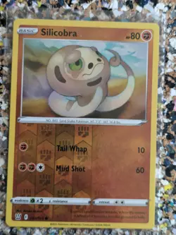 Pokemon TCG Silicobra Sword & Shield - Battle Styles 081/163 Reverse Holo Common - Image 1